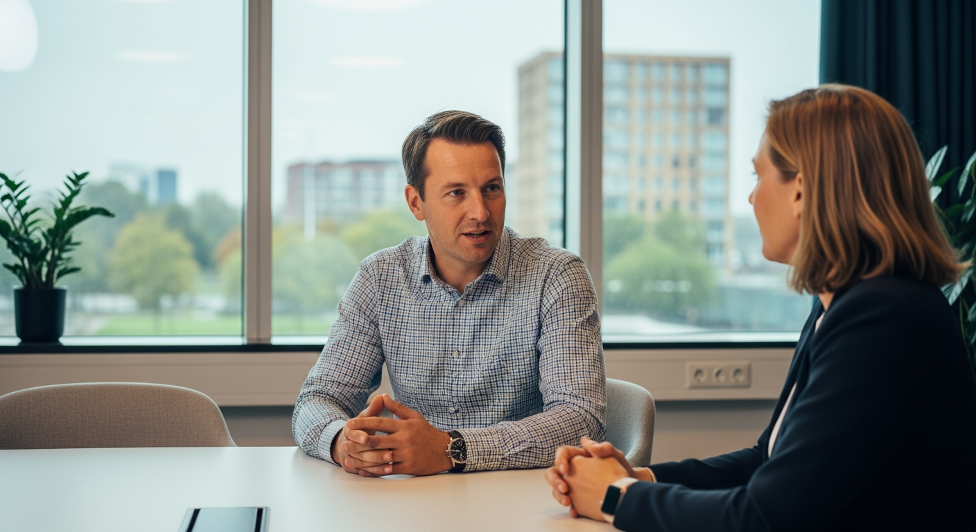 Raphael Krolis van BLURR Marketing bespreekt een Google Ads strategie voor een makelaarskantoor